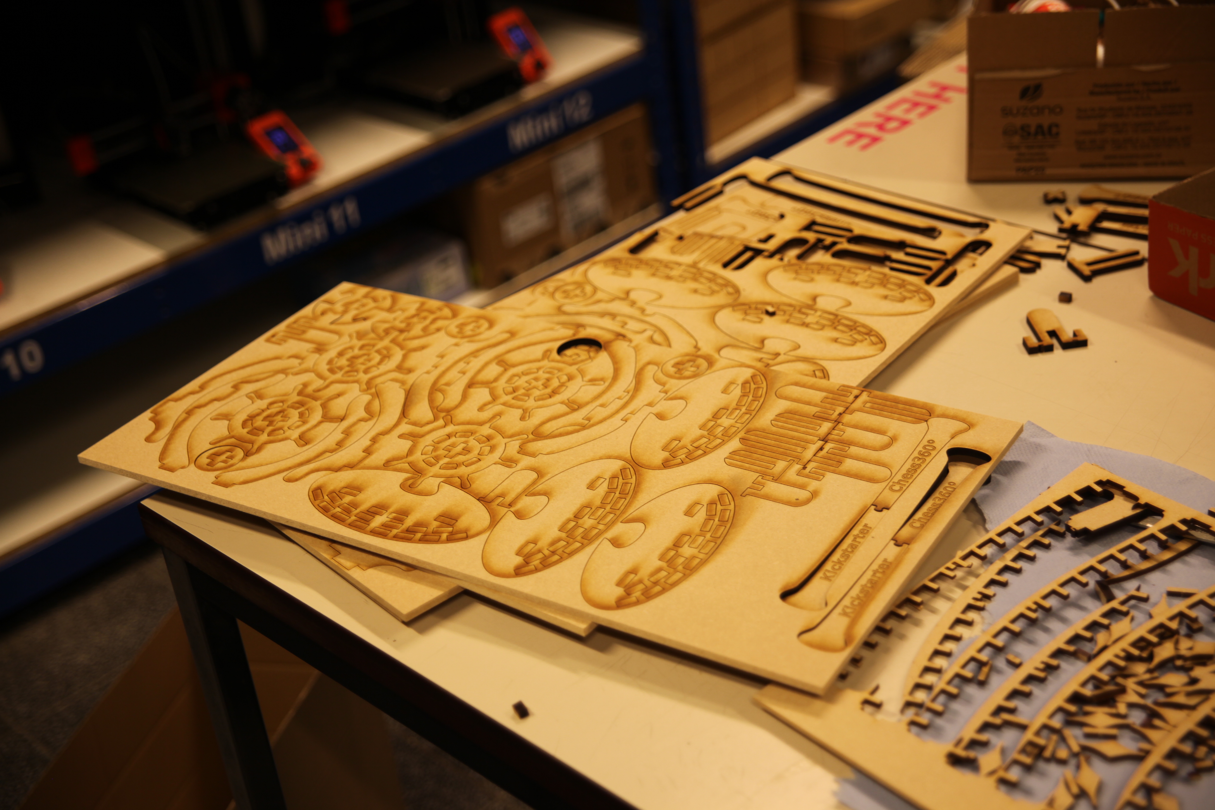 Chess360 assembly step one